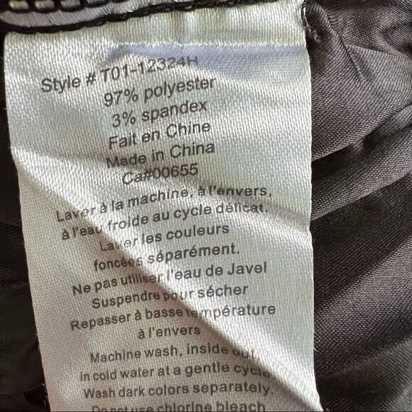 Thyme Maternity Black Crinkly Short Sleeve Top S - Picture 8 of 8